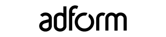 Logo of Adform in black